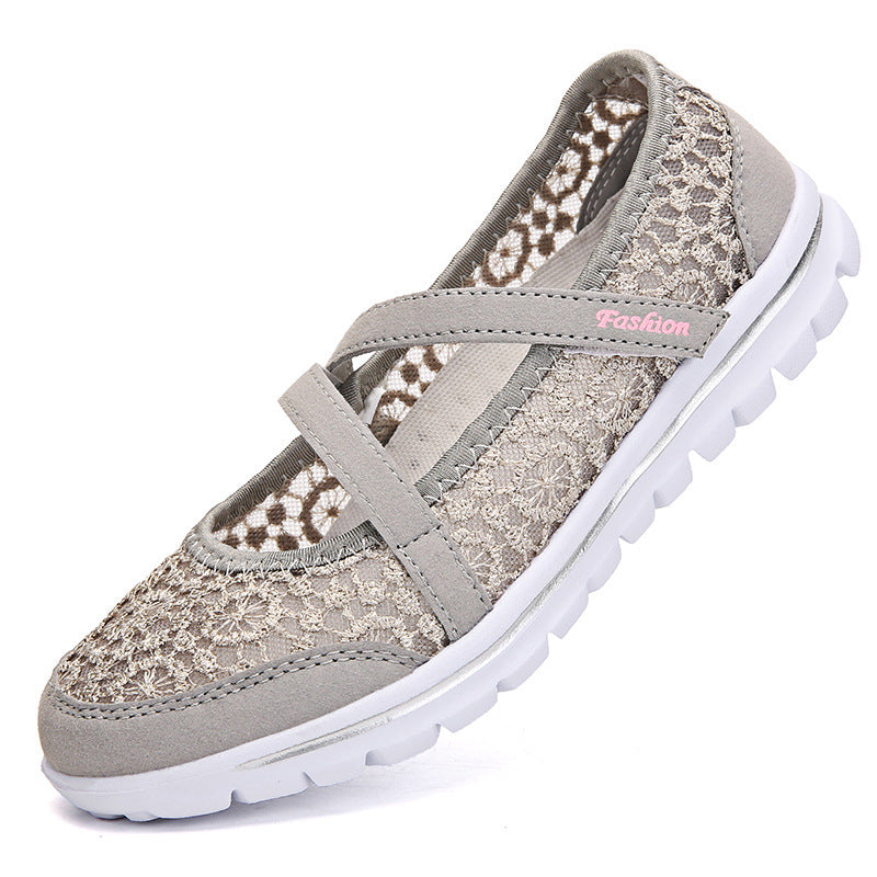 Dame Elegante Spids Slip-On Sneakers med støttende Strop Stilla