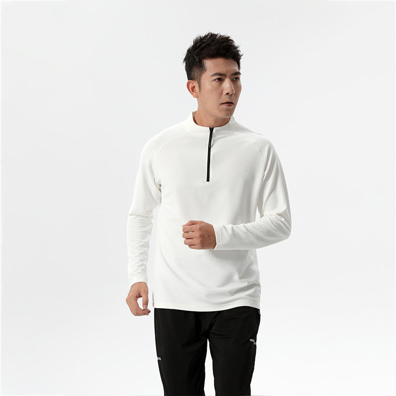 Herre Sport Pullover med halv lynlås og fugtabsorberende egenskaber Stilla