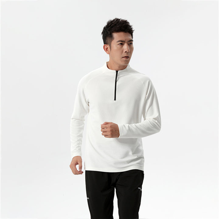 Herre Sport Pullover med halv lynlås og fugtabsorberende egenskaber Stilla