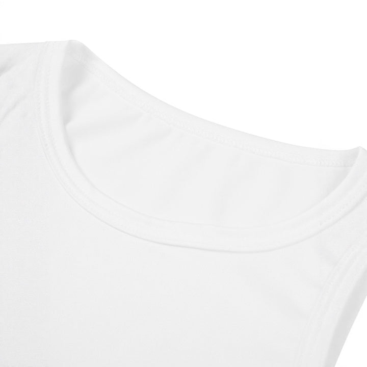 Dame Crop-T-shirt med kreativ tekst og sløjfedetalje Skovae