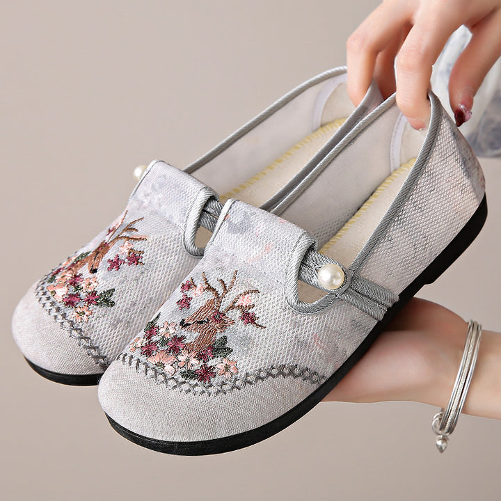 Dame Behagelige Sutter med Blomster-Design Stilla