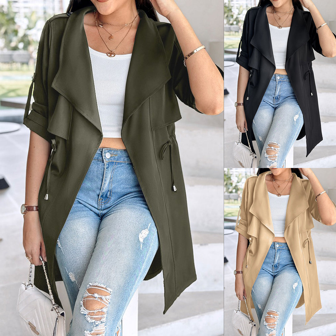 Dame Stilfuld Utility-Trenchcoat Stilla