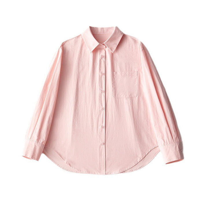 Femme Klassisk Oversized Button-Up Skjorte Stilla