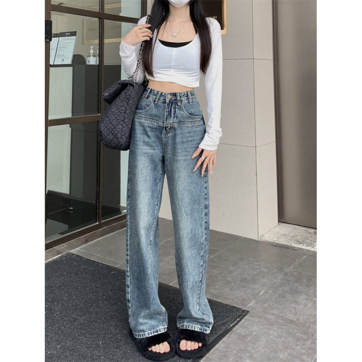 Kvinders brede skår vintage jeans Stilla