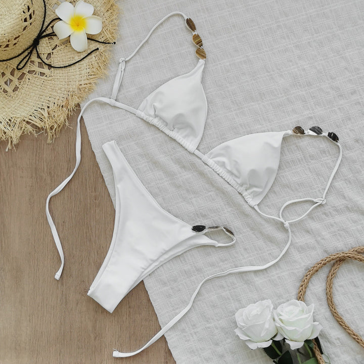 Dame Bikini-sæt med elegant design og mode dekorationer Stilla