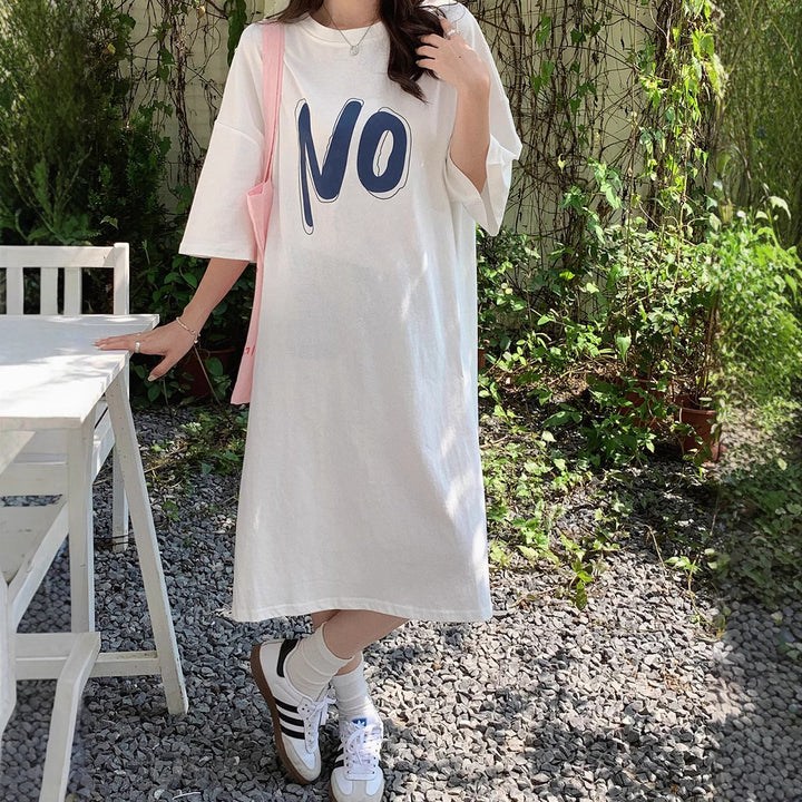 Dame Casual Graphic Kjole Stilla