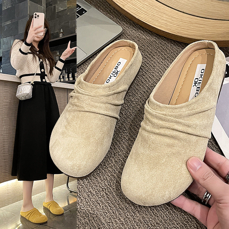 Femme Bequeme Wildleder Slipper Mules Stilla