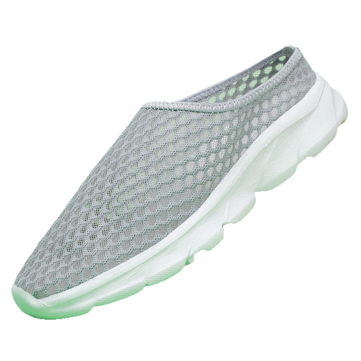 Herren Åndbare Slip-On Sneakers med Tilpasningsdygtigt Mesh-Design Stilla