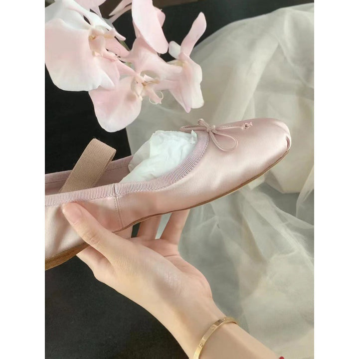 Damer Elegante Sløjfe-Detalje Ballerina Flats Stilla