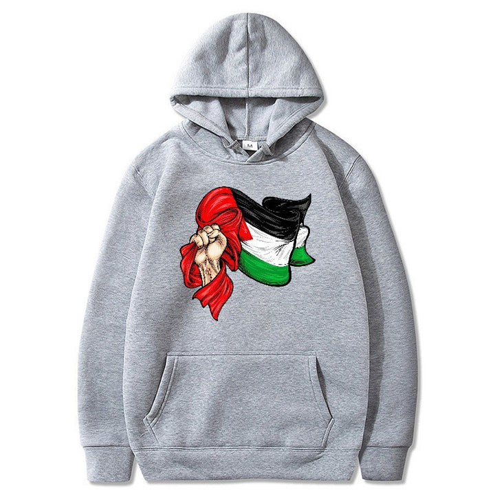 Kvinders hoodie med unikt grafisk design Skovae