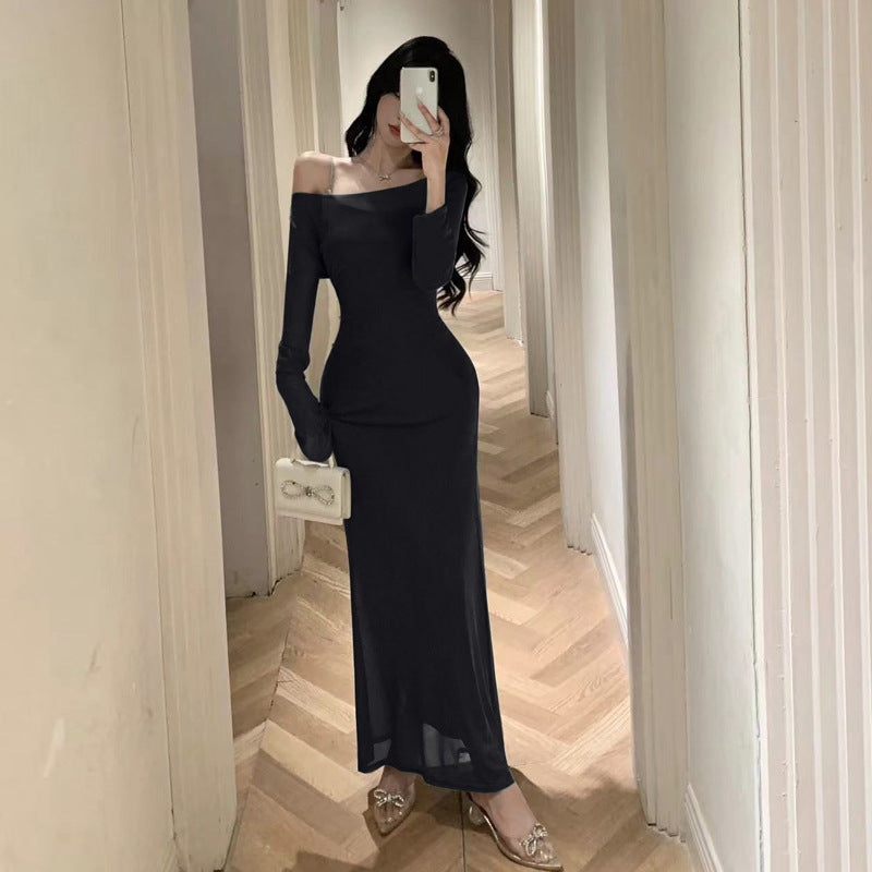 Stilla | Chic Cami Mesh To-delt Kjole Sæt