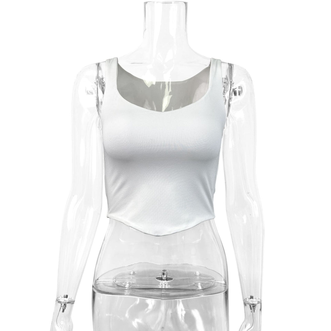 Dame Crop-Top med moderne pasform og komfort Skovae