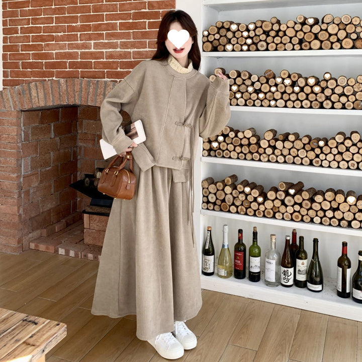 Femme Corduroy Oversized Pullover Sweater Stilla