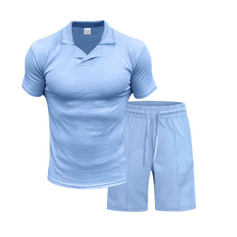 Herre Sports T-shirt og Shorts Sæt Stilla