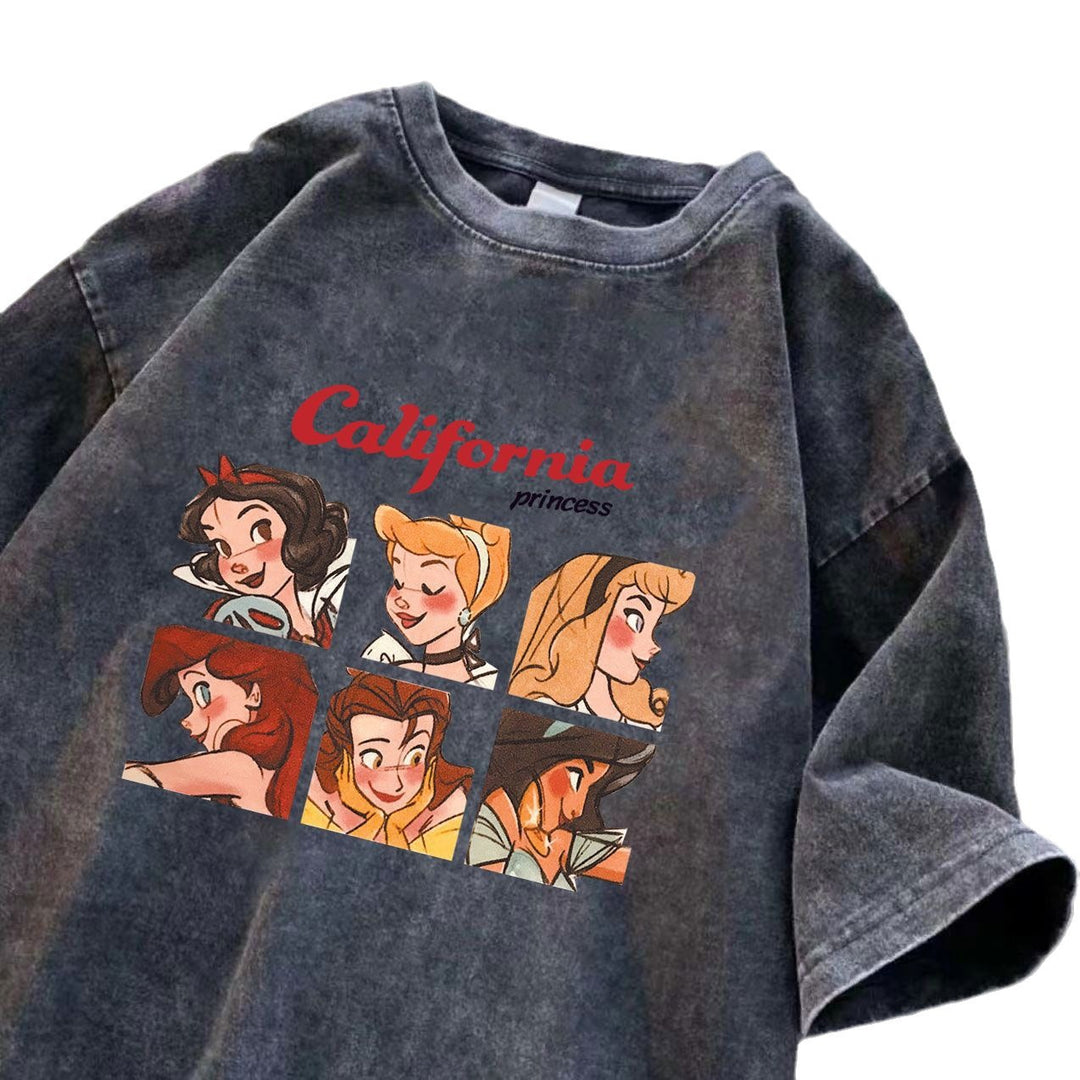 Dame T-shirt med blødt bomuldsstof og legende Disney-motiv Stilla