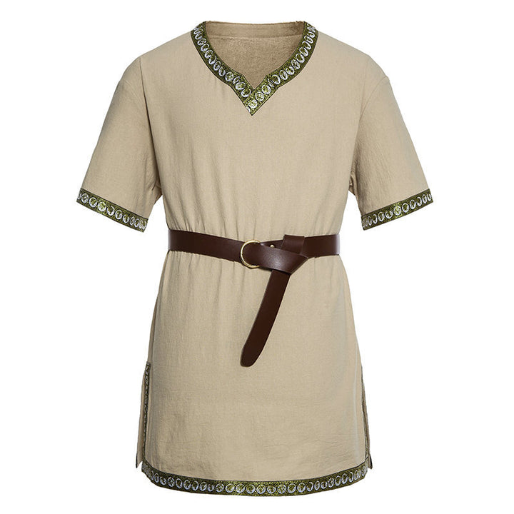 Femme Elegante Kortærmet Tunika Kjole Stilla