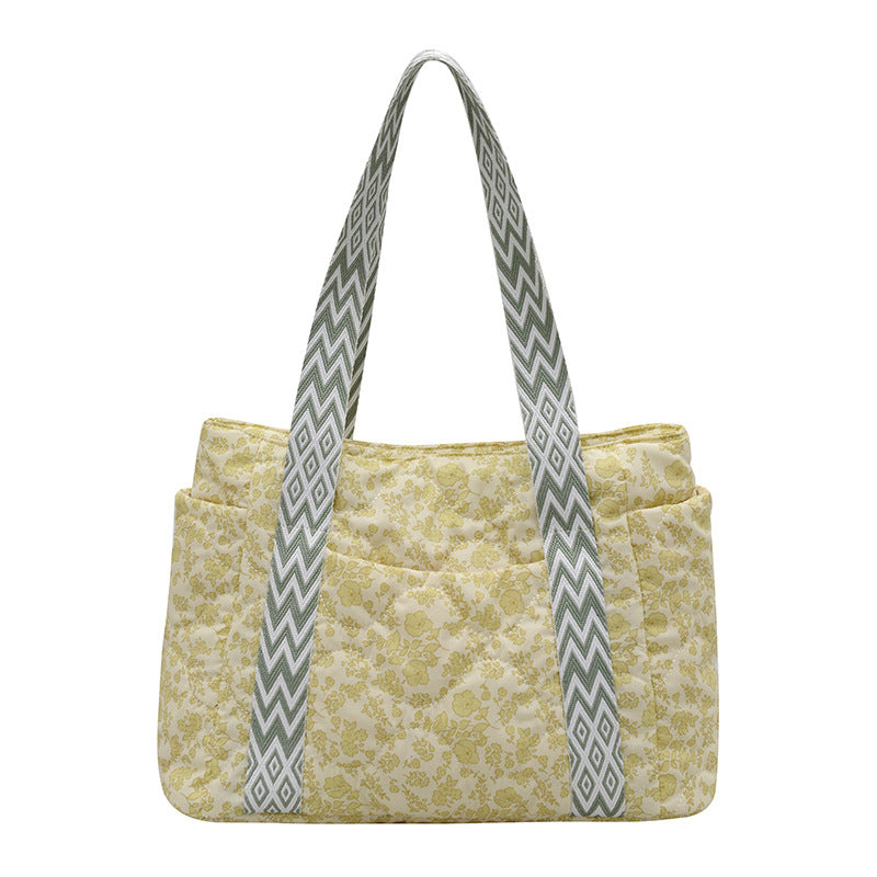 Femme Floral Quilted Hverdags-Tote Stilla