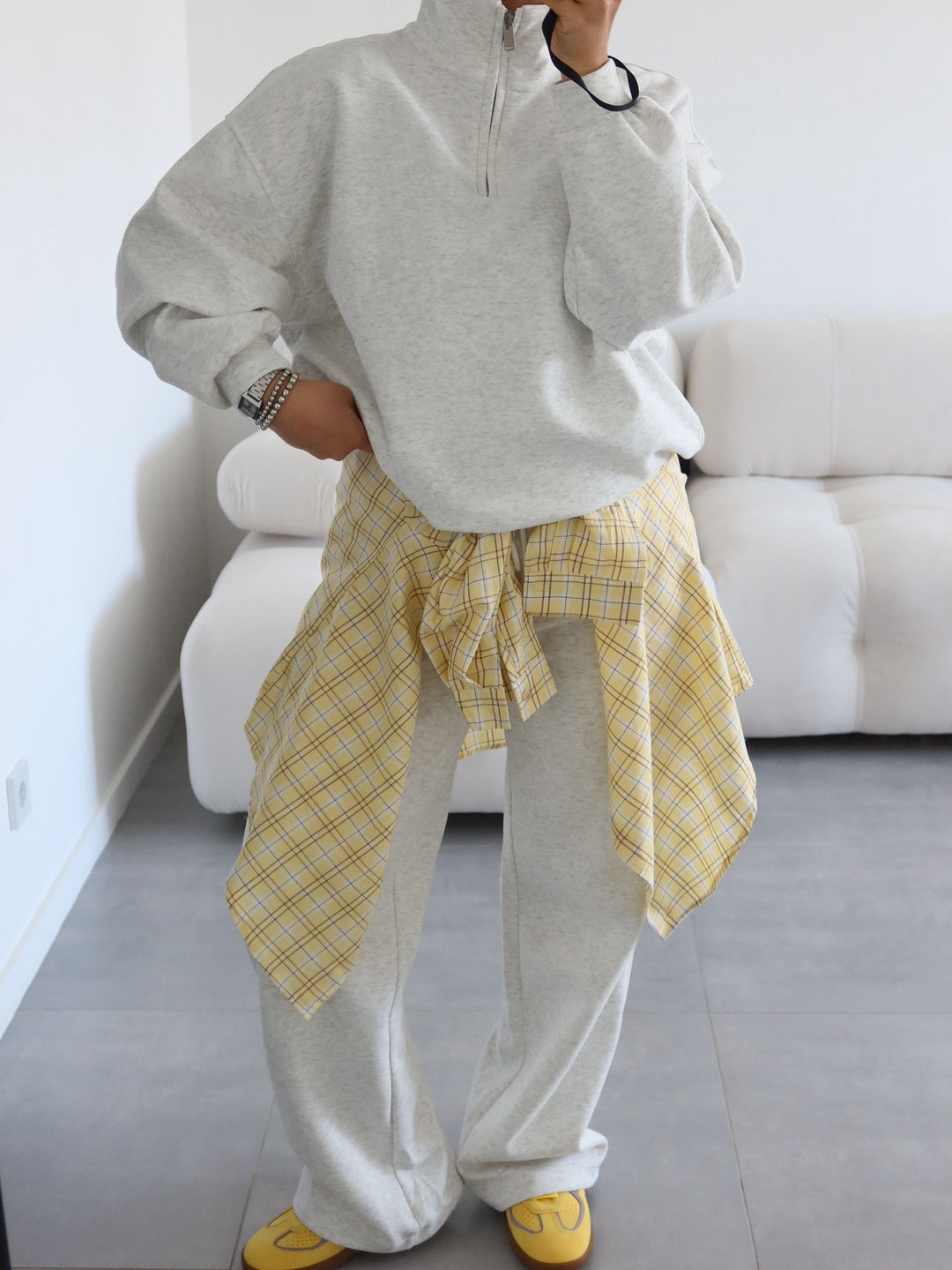 Dame Sporty Sweater med høj krave Stilla