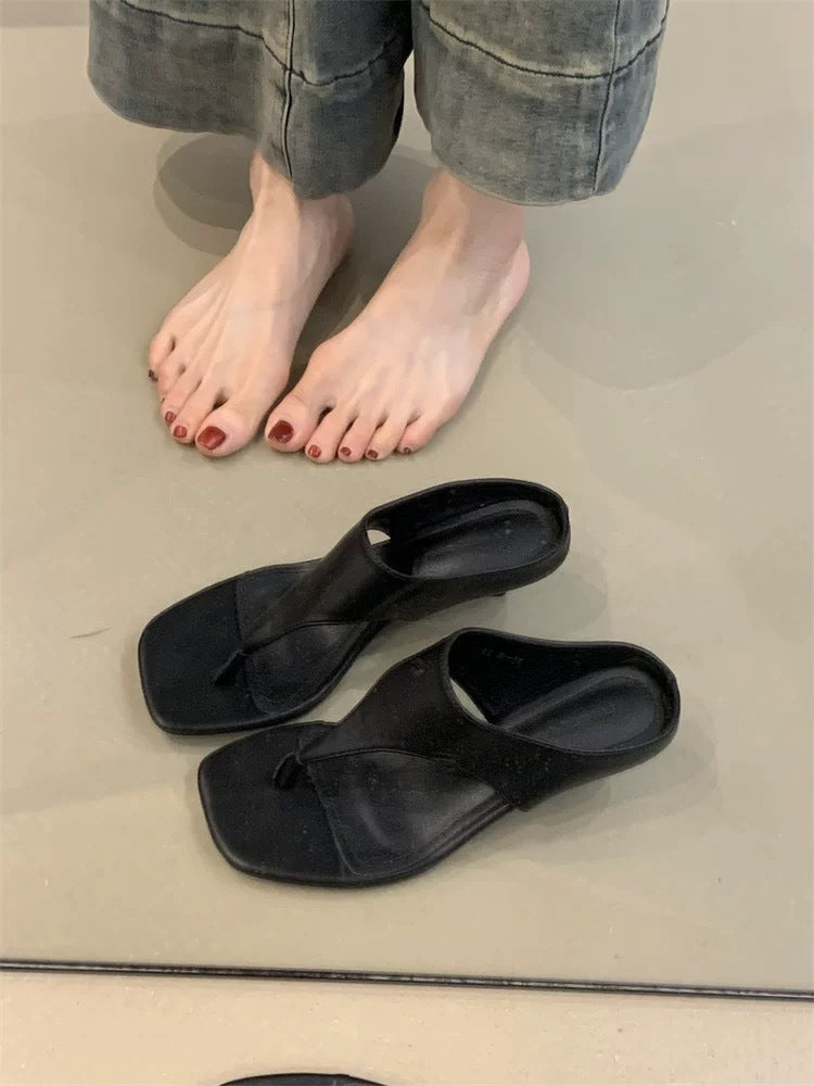 Dame moderigtige Flip-Flops med komfortabelt fodseng Stilla