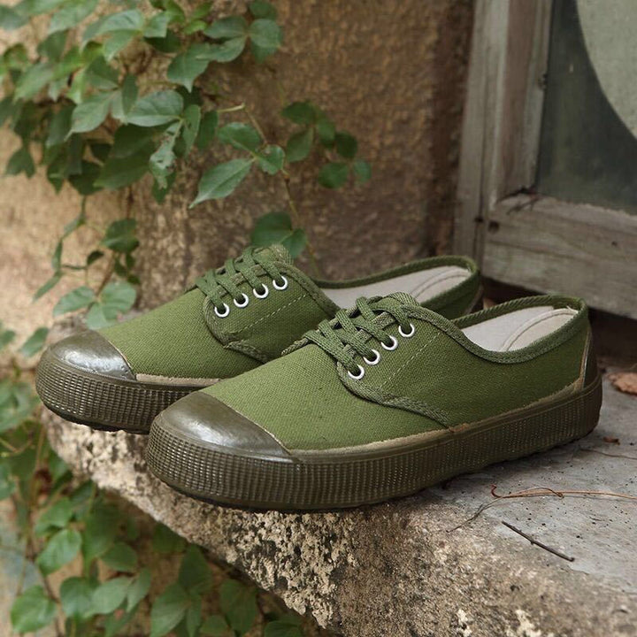Femme Casual Canvas Sneakers med slidstærk gummisål Stilla
