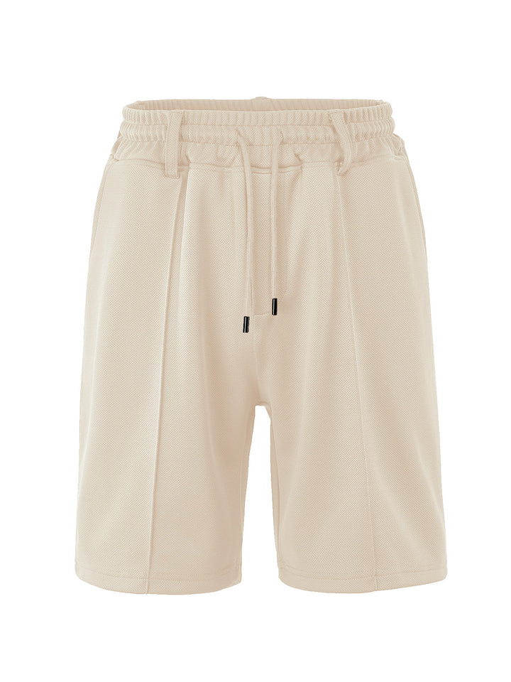 Herrer sportslige fritids shorts med elastisk liv og åndbare egenskaber Stilla