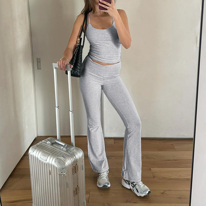 Dame elegant jumpsuit med figursygt design og afslappede ærmer Skovae