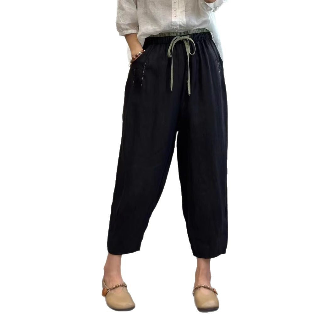 Dame Relaxed Fit Let Cargo-Bukser Stilla