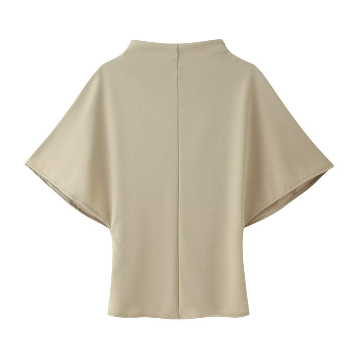 Dame wikkelrock med flydende draperinger og asymmetrisk snit Skovae