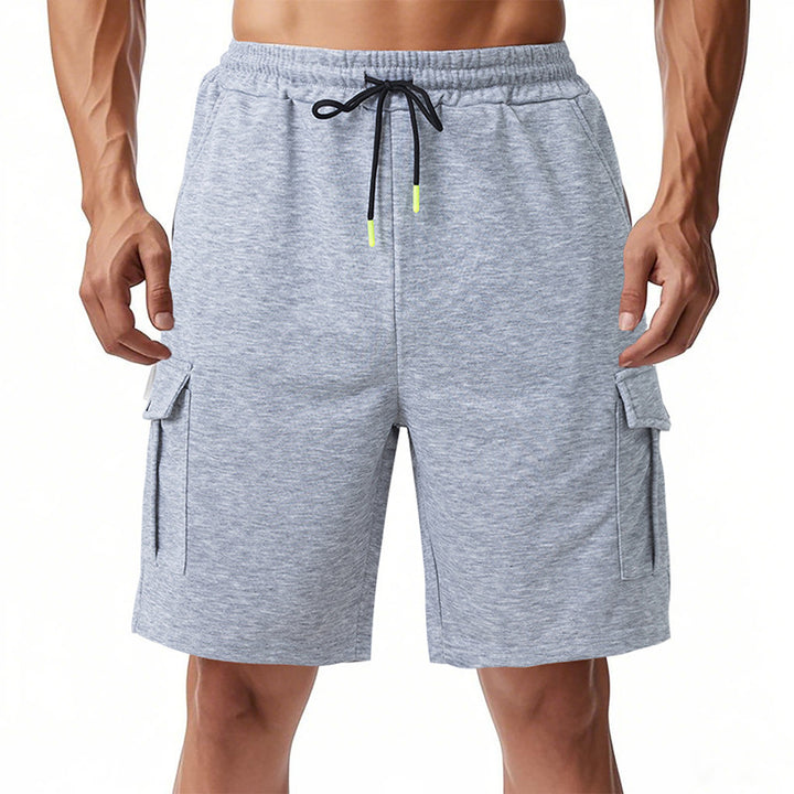 Herre cargo-shorts med funktionelle lommer og elastisk bånd Stilla