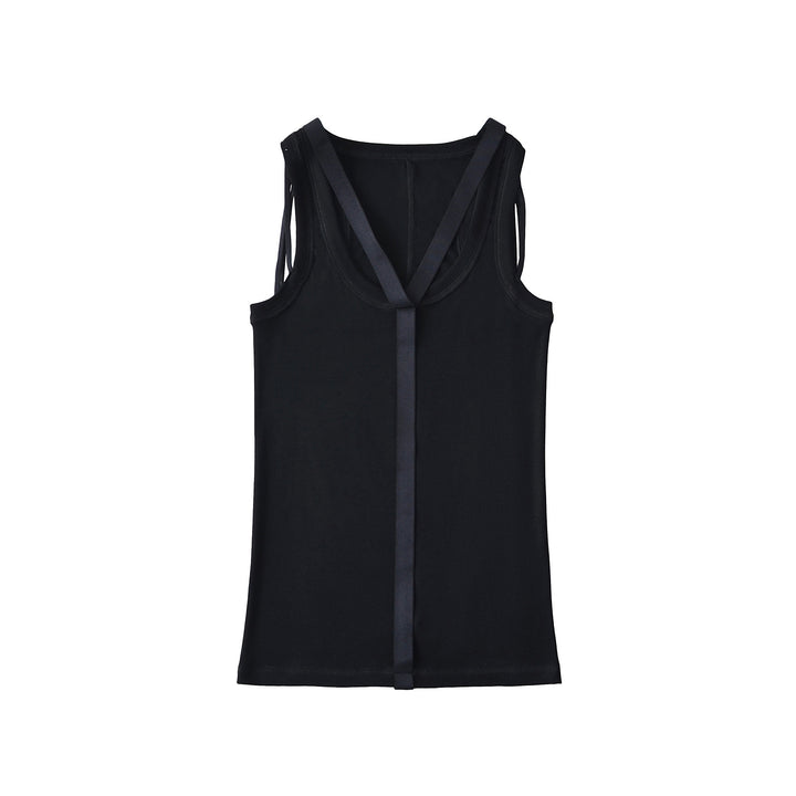 Dame ærmeløs tanktop med forførende rygdetalje Stilla