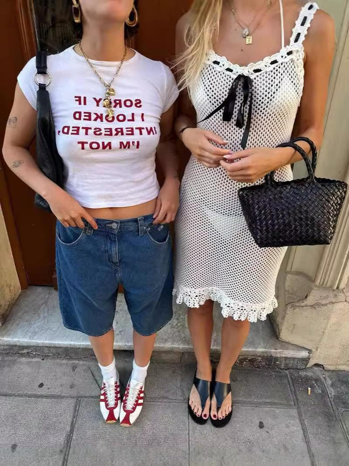Dame løse Jeans Shorts Stilla