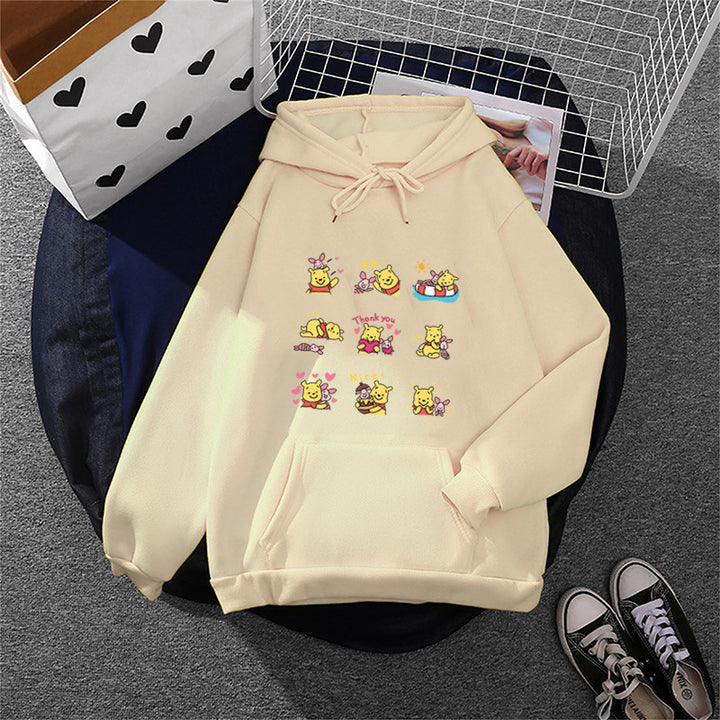 Dame hoodie med unikt Pikachu motiv Stilla