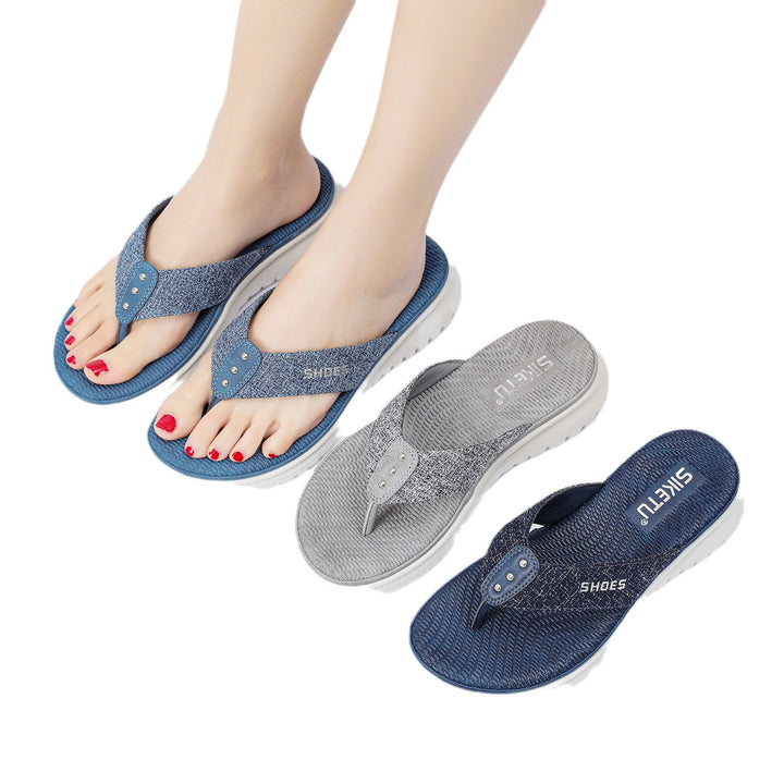 Dame Flip-Flops med skridsikker og stødabsorberende sål Stilla