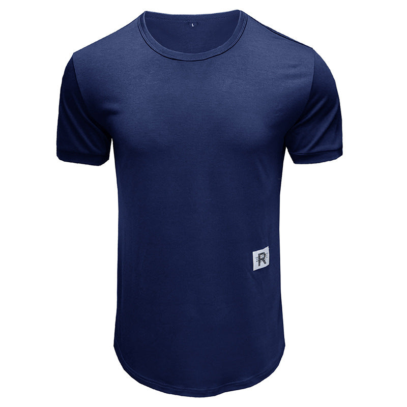 Herrer Rund hals T-shirt med åndbar bomuld Stilla