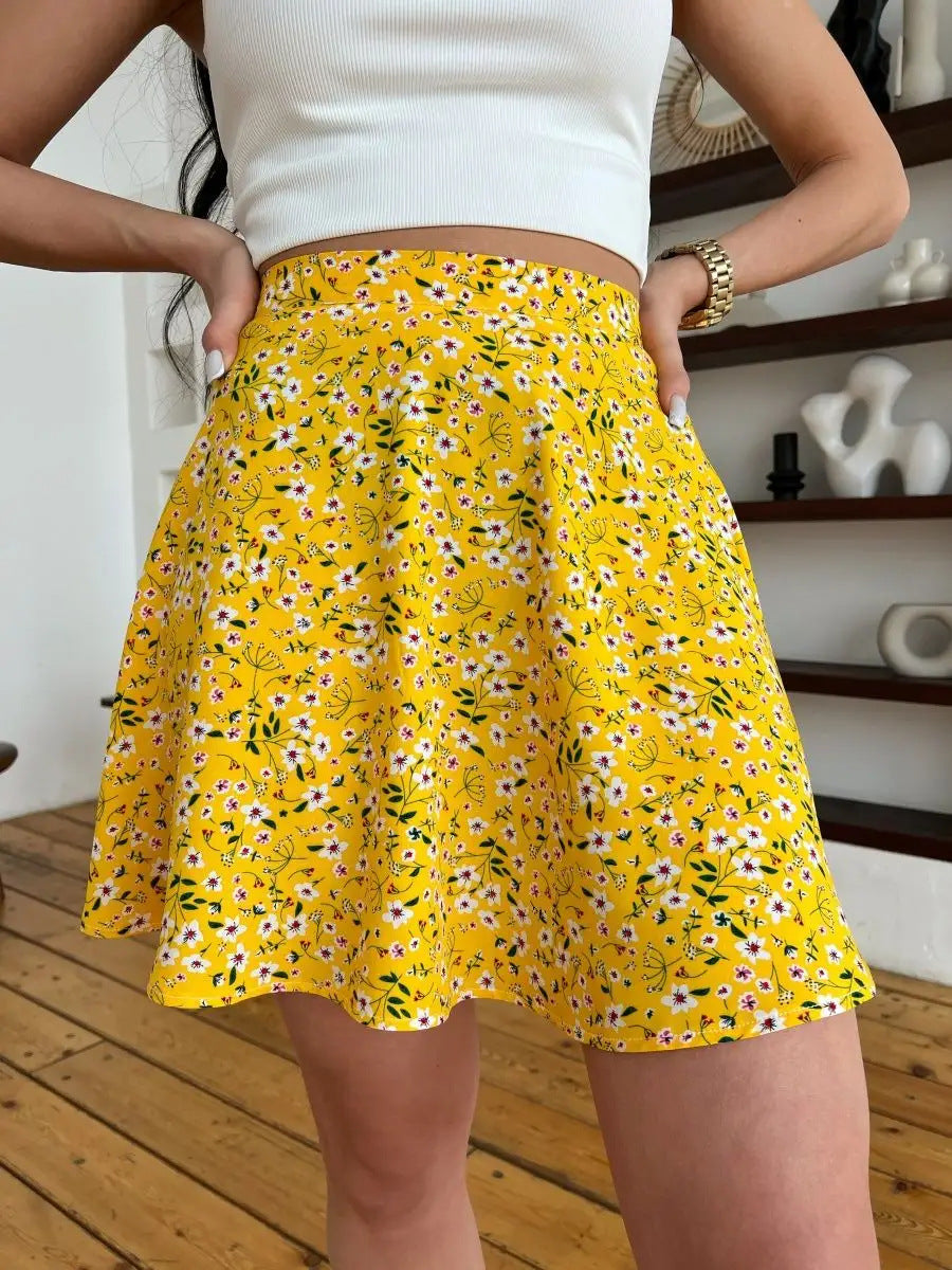 Dame Højterede Leopardmønster Shorts Stilla