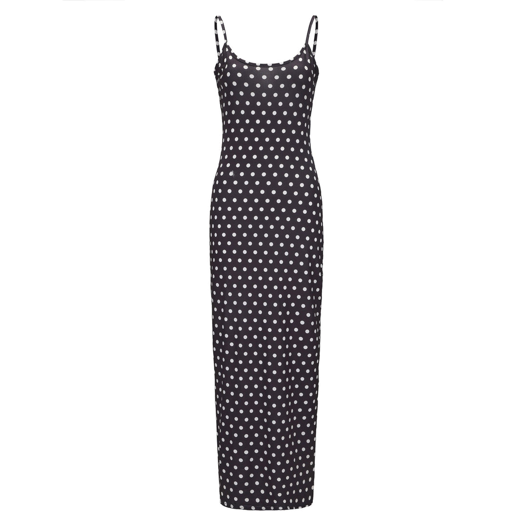 Stilla | Trendy Rygfri Print Leopard Print Kjole