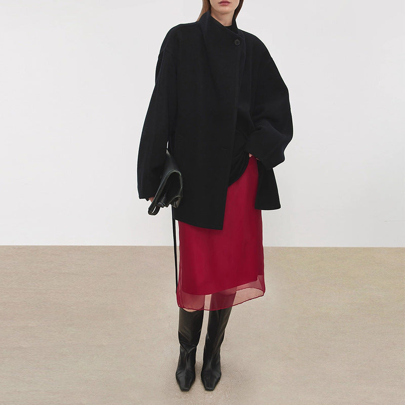 Damer oversized uldjakke Stilla