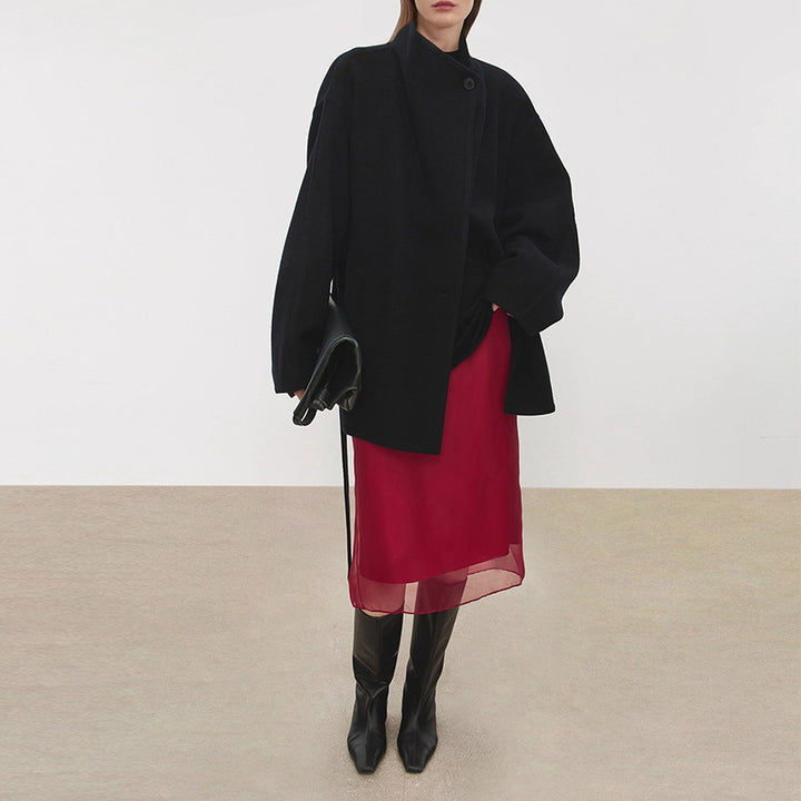 Damer oversized uldjakke Stilla