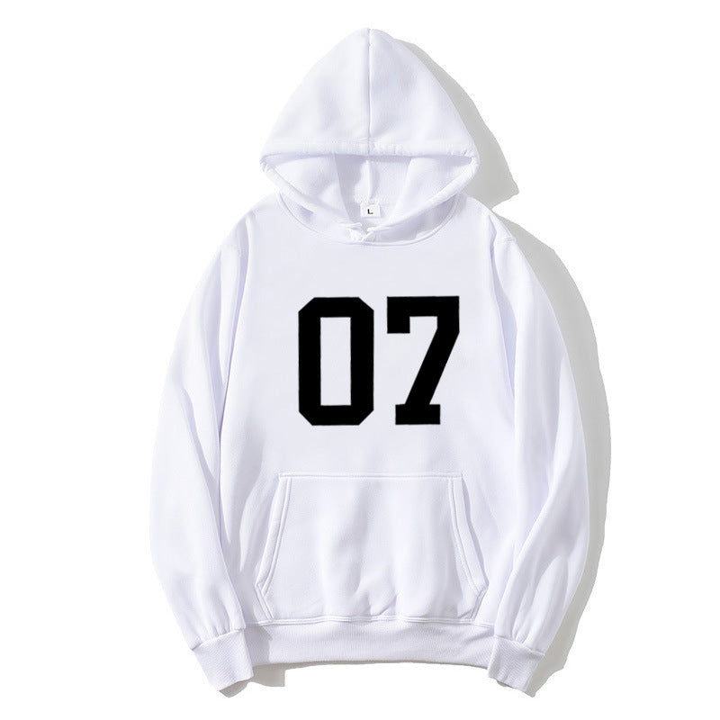 Dame hoodie med stort print Skovae