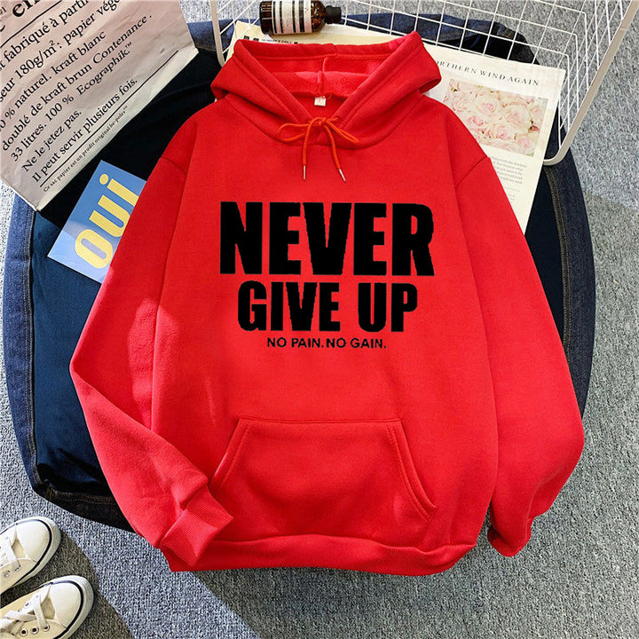 Kvindernes hoodie med motiverende skrifttype Skovae 1772613019