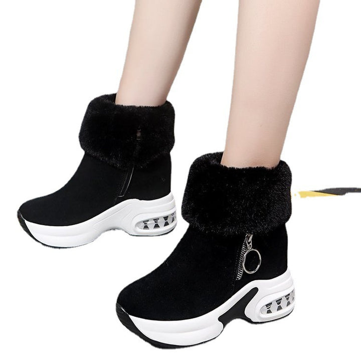 Dame foret sneakers støvler med moderigtigt plateau Stilla