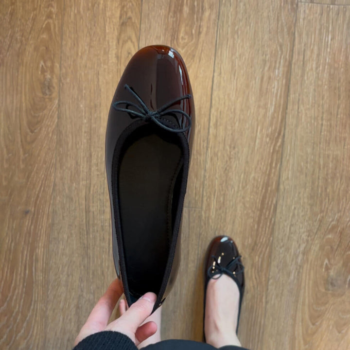 Dame Elegante Slipper Ballerina-flade med Sløjfedetalje Stilla
