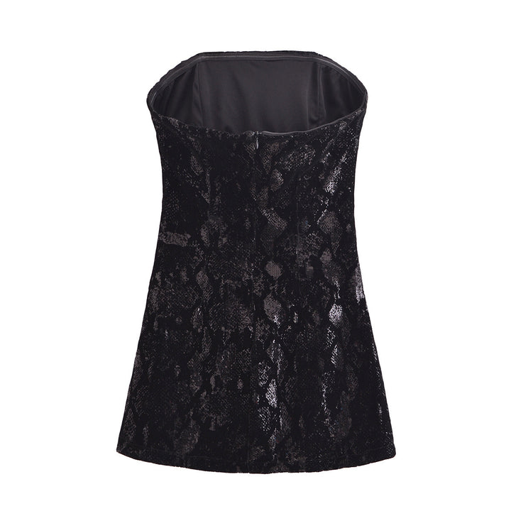 Femme Stram gratis Struktureret Slip Kjole Stilla