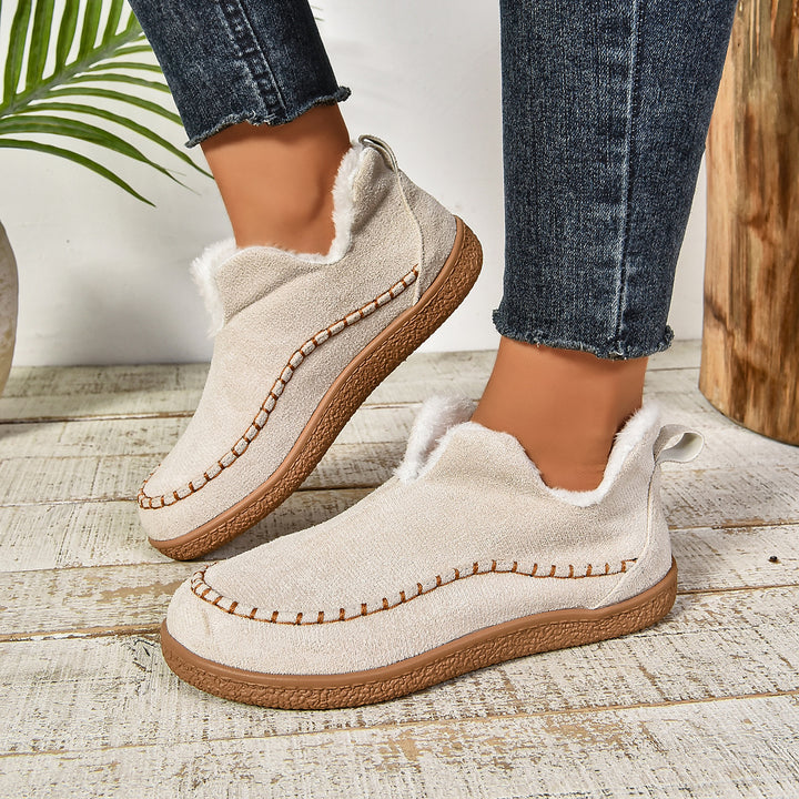 Dame behagelige sneakers med varmt for og skridsikker sål Stilla