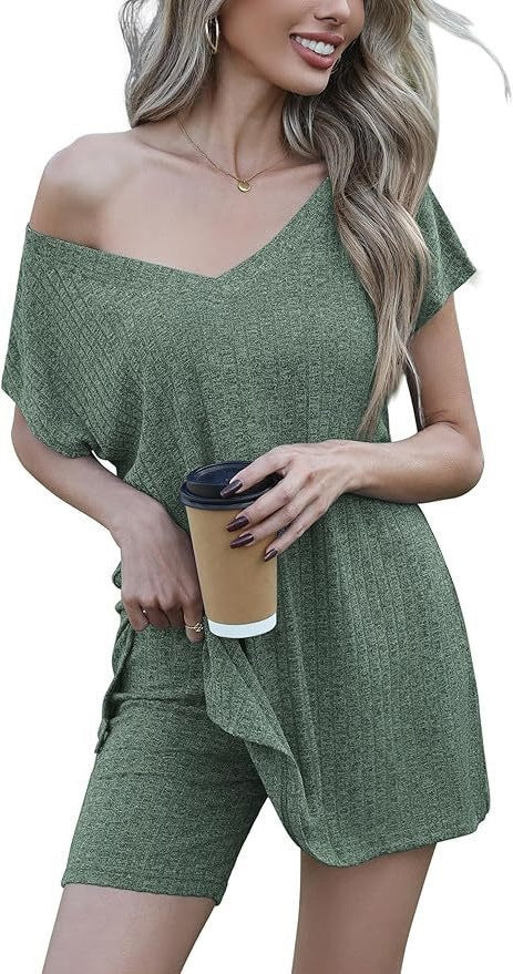 Dame Oversized Jumpsuit med kort ben og flydende snit Stilla