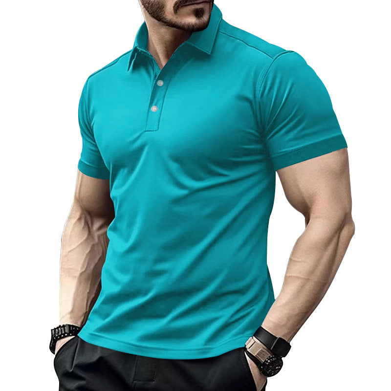 Herrer sporty polo t-shirt med fugttransporterende teknologi Stilla
