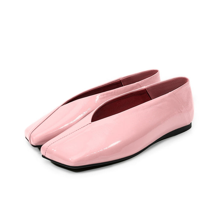 Femme Quadrat-Tå Slip-On Ballerinas  Stilla