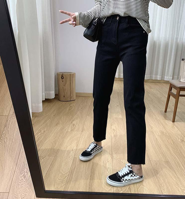 Dame moderne tilpasselige jeans Stilla