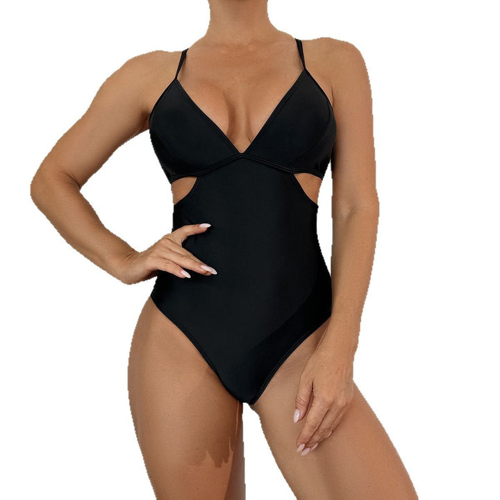 Dame heldragt badedragt med cut-out-detaljer og justerbare stropper Stilla