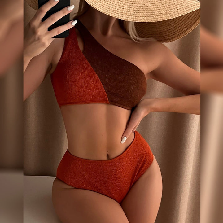 Dame ensidig crop-bikini Skovae
